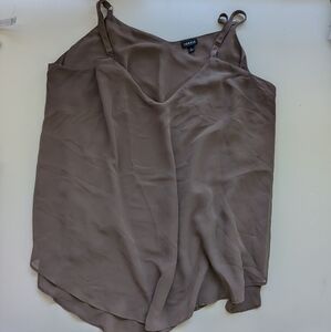 Torrid Adjustable‎ Strap Cami Tank Top Taupe Beige Size 2 (2X)